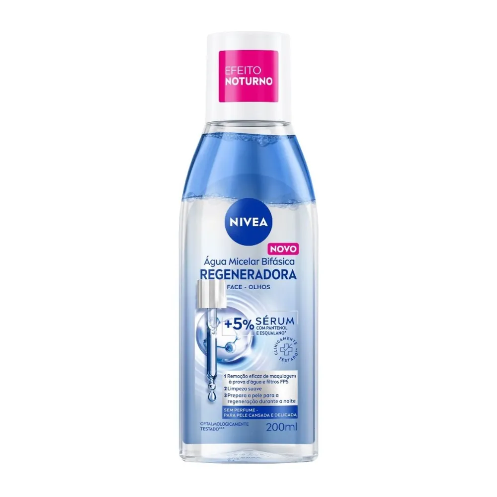 Água Micelar Bifásica Nivea Regeneradora 200ml
