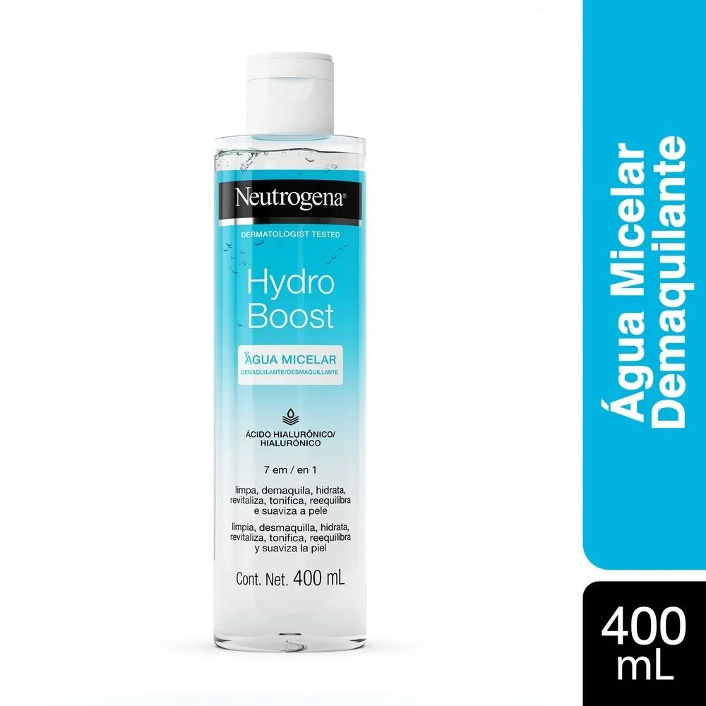 Água Micelar Neutrogena Hydro Boost 7 em 1 Demaquilante 400ml