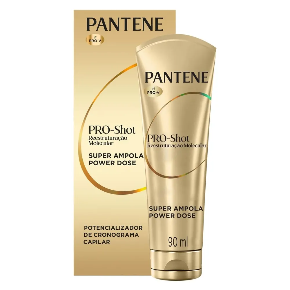 Ampola Capilar Pantene Pro-Shot Reestruturação Molecular 90ml