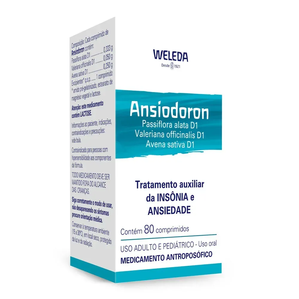 Ansiodoron Weleda 80 comprimidos
