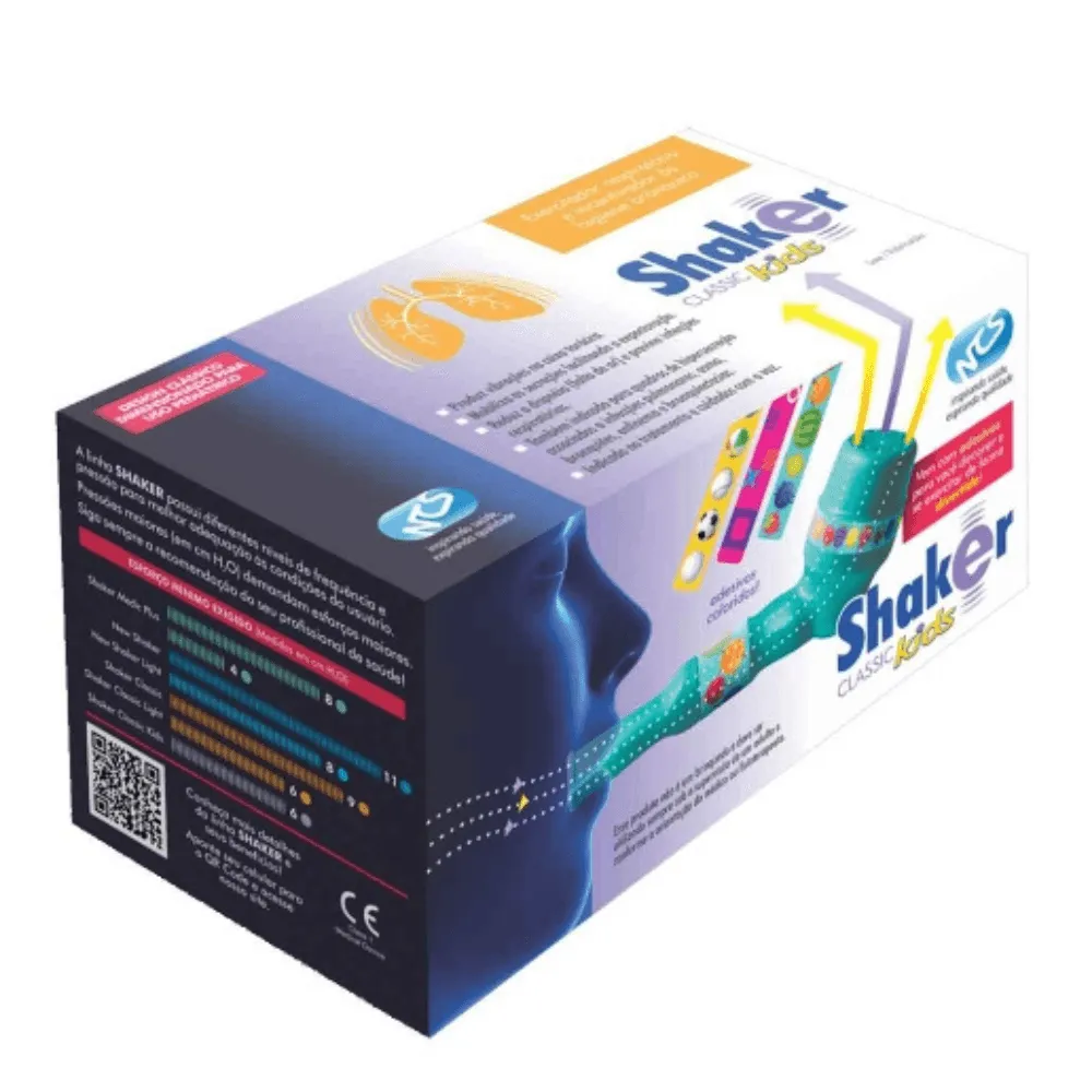 Aperelho para fisioterapia respiratória Shaker classic kids