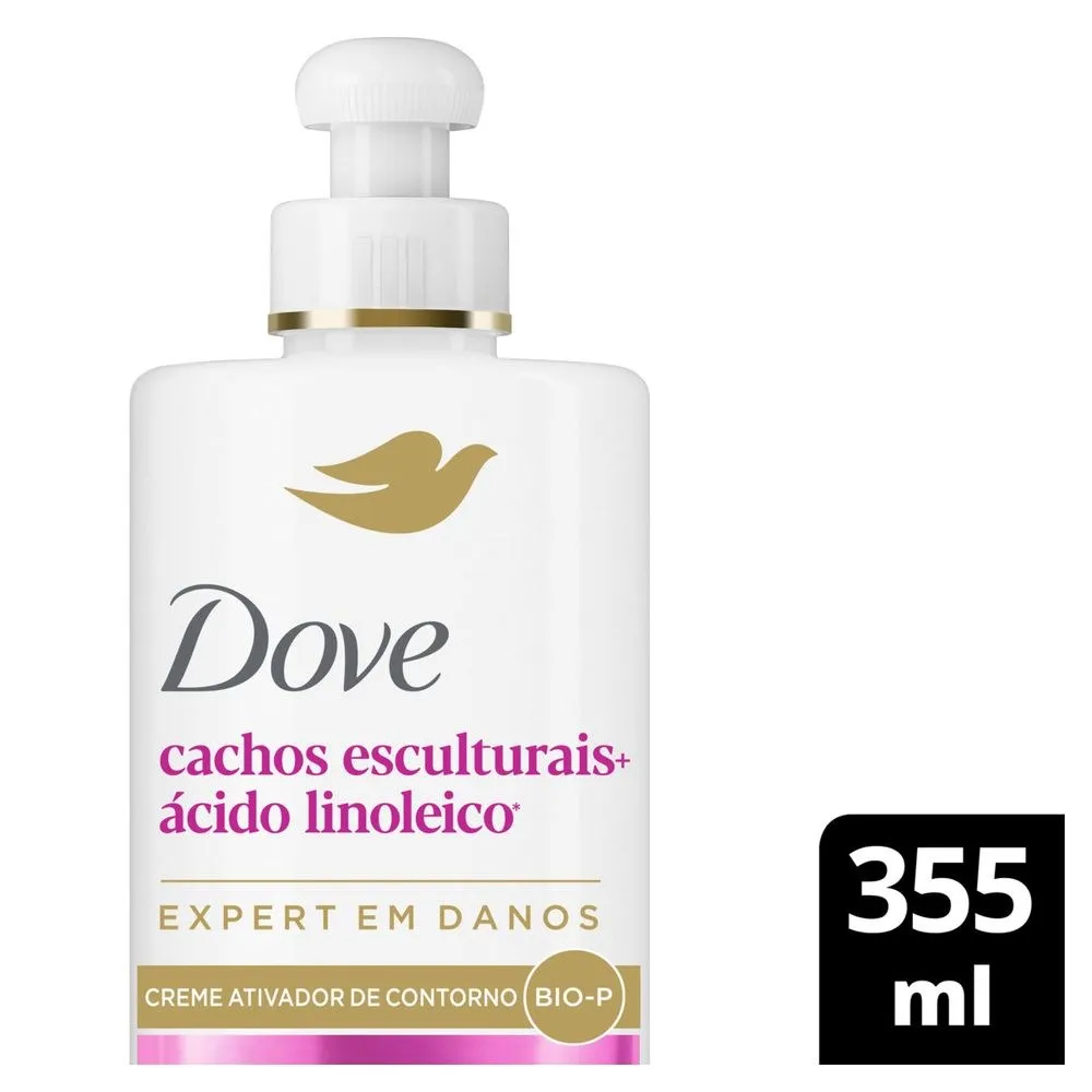 Ativador De Cachos Dove Cachos Esculturais + Ácido Linoleico 355ml