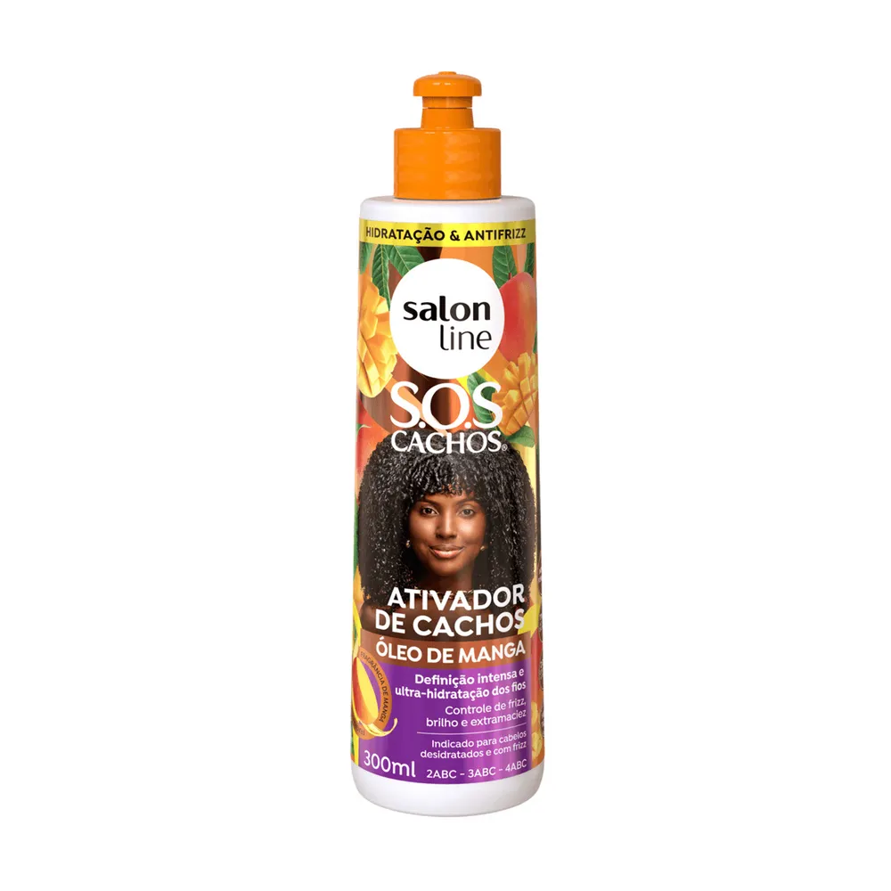 Ativador de Cachos Salon Line SOS Cachos Óleo de Manga 300ml
