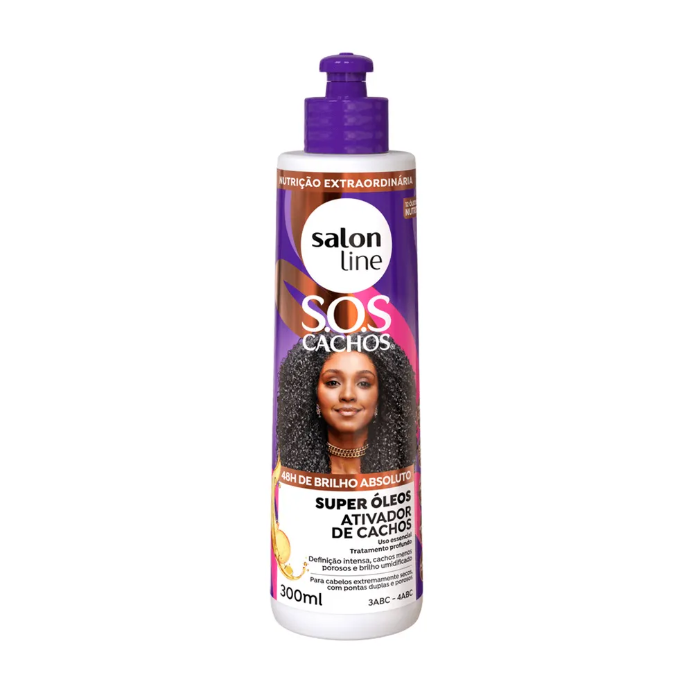 Ativador de Cachos Salon Line SOS Cachos Super Óleos 300ml
