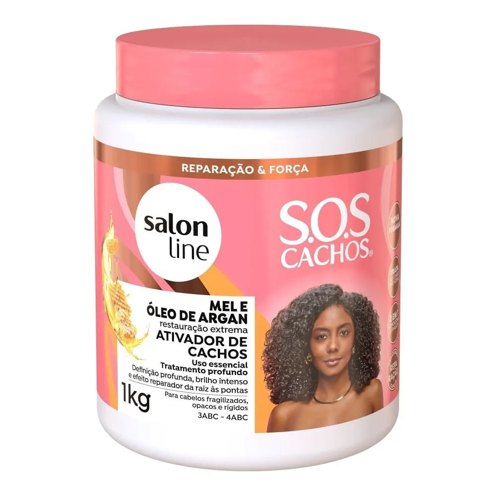 Ativador Salon Line SOS Mel e Óleo de Argan - 1kg