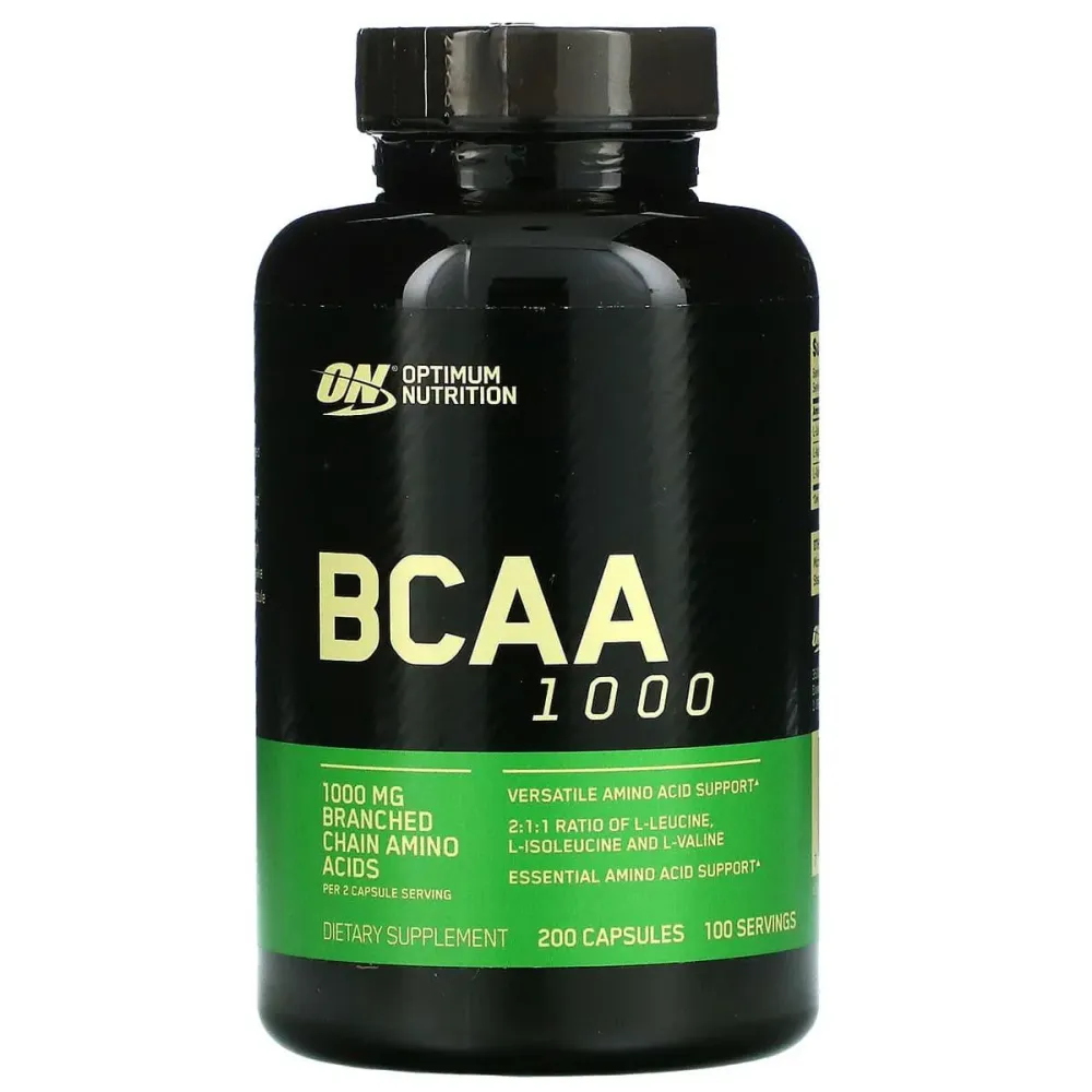Bcaa 1000mg 200 Capsulas - Optimum Nutrition