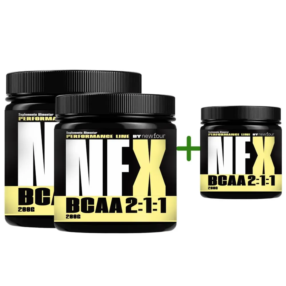 Bcaa 2:1:1 em Pó Compre 2 Leve 3 com Total de 600G