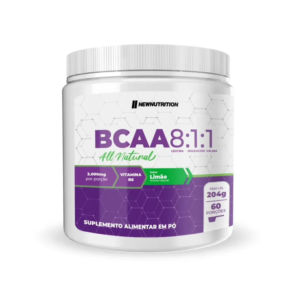 Bcaa 8:1:1 204g Limao 200g Limão