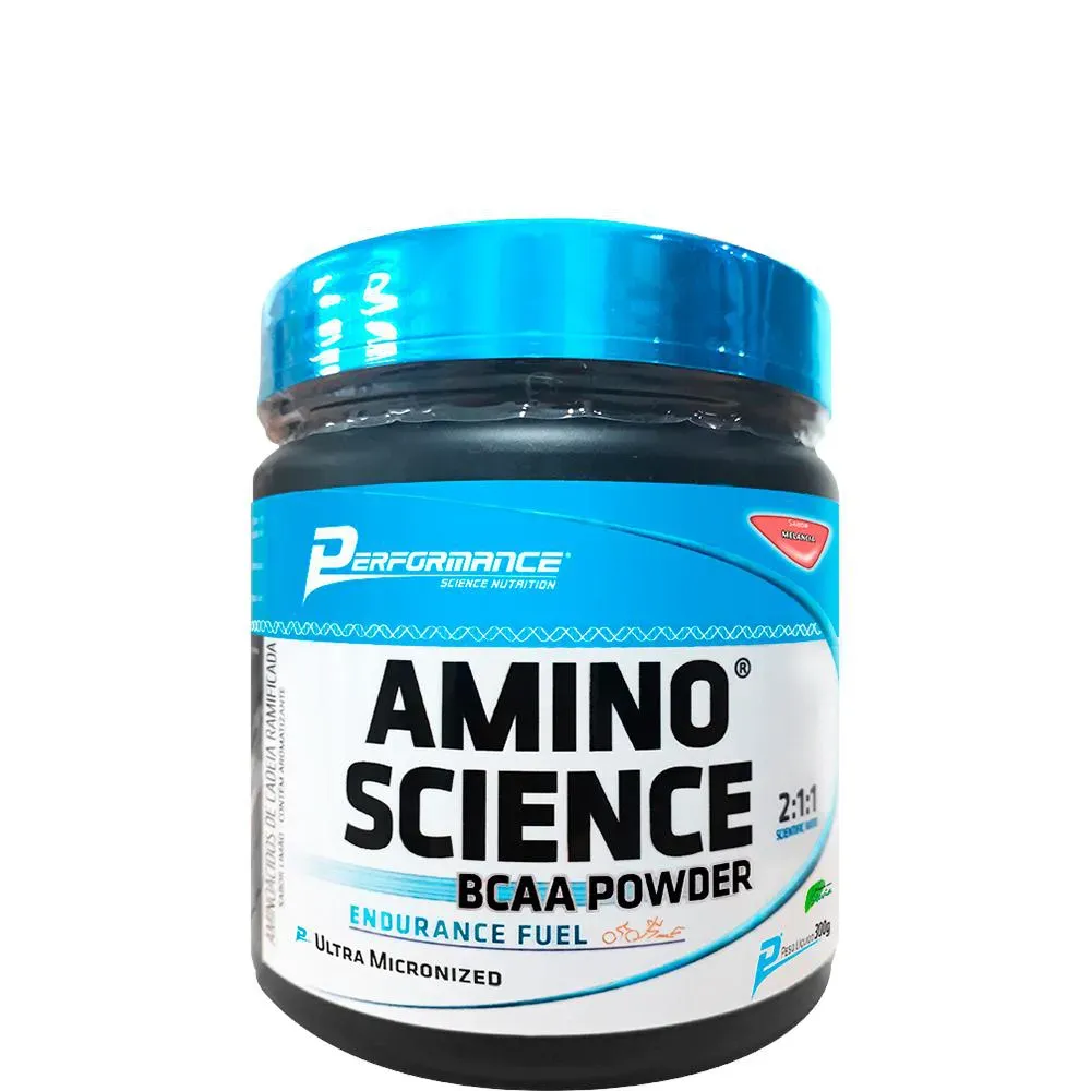 Bcaa em Pó Amino Science 300G - Performance Nutrition Limão
