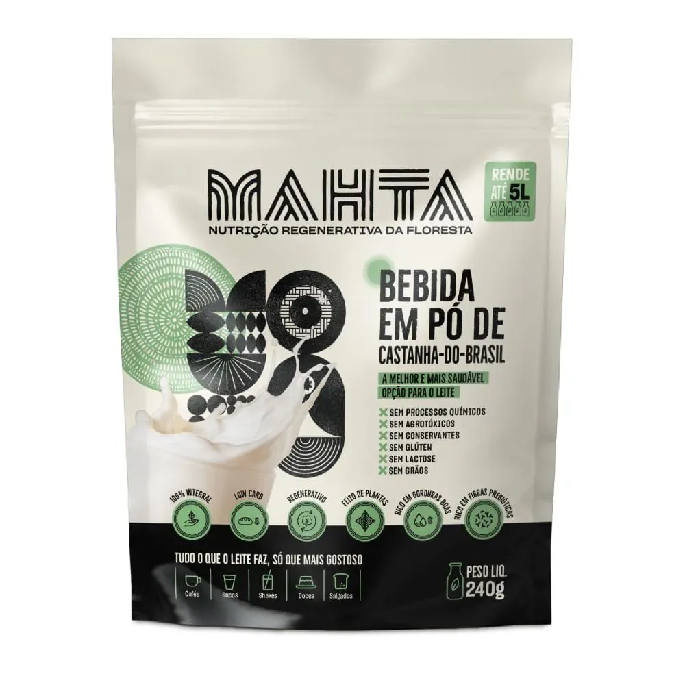 Bebida em Pó de Castanha-Do-Brasil Mahta 240G