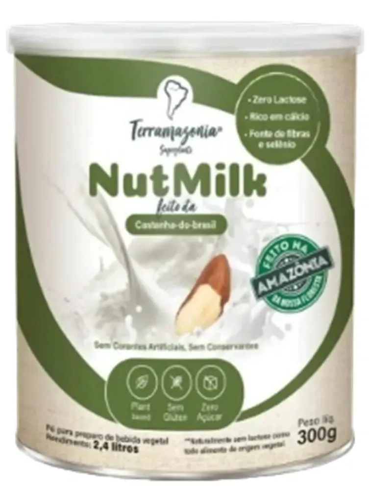 Bebida Vegetal de Castanha do Pará em Pó Nutmilk Terramazonia 300g