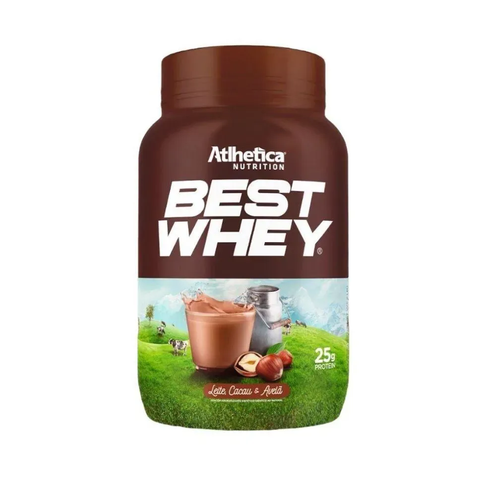 Best Whey (900g) - Sabor: Leite, Cacau E Avelã