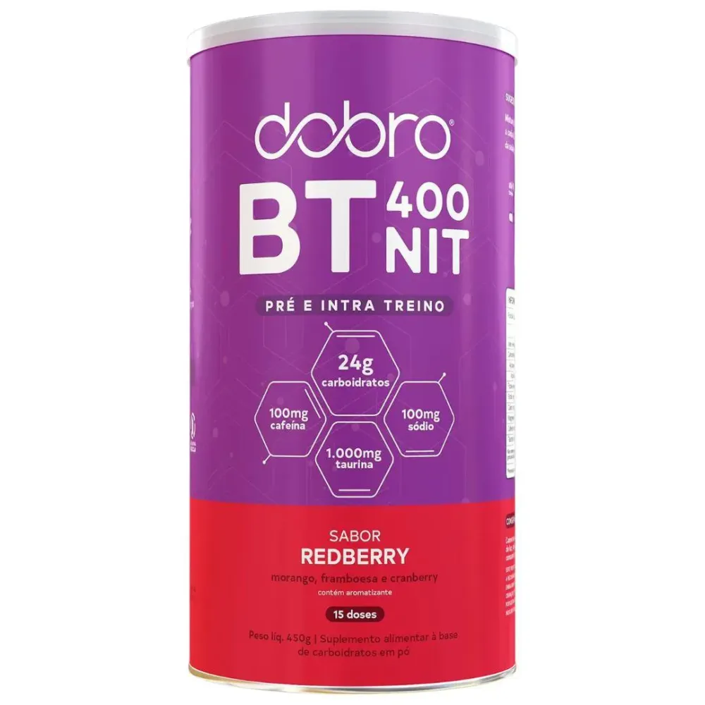Bt Nitrato Dobro Redberry (450g) - Pre e Intra Treino