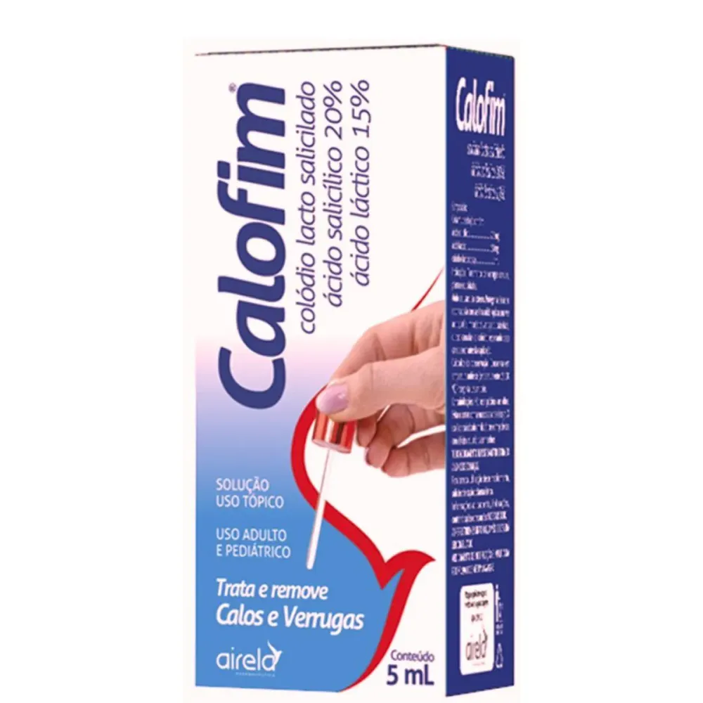 Calofim para Tratamento de Calos e Verrugas 5ml Adulto e Pediatrico