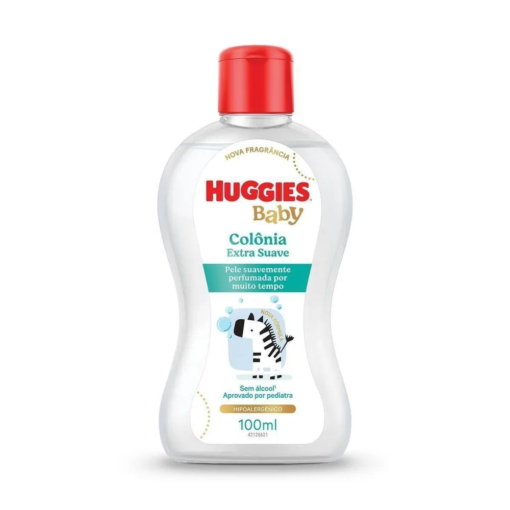 Colônia Huggies Extra Suave Hipoalergênica 100 ml