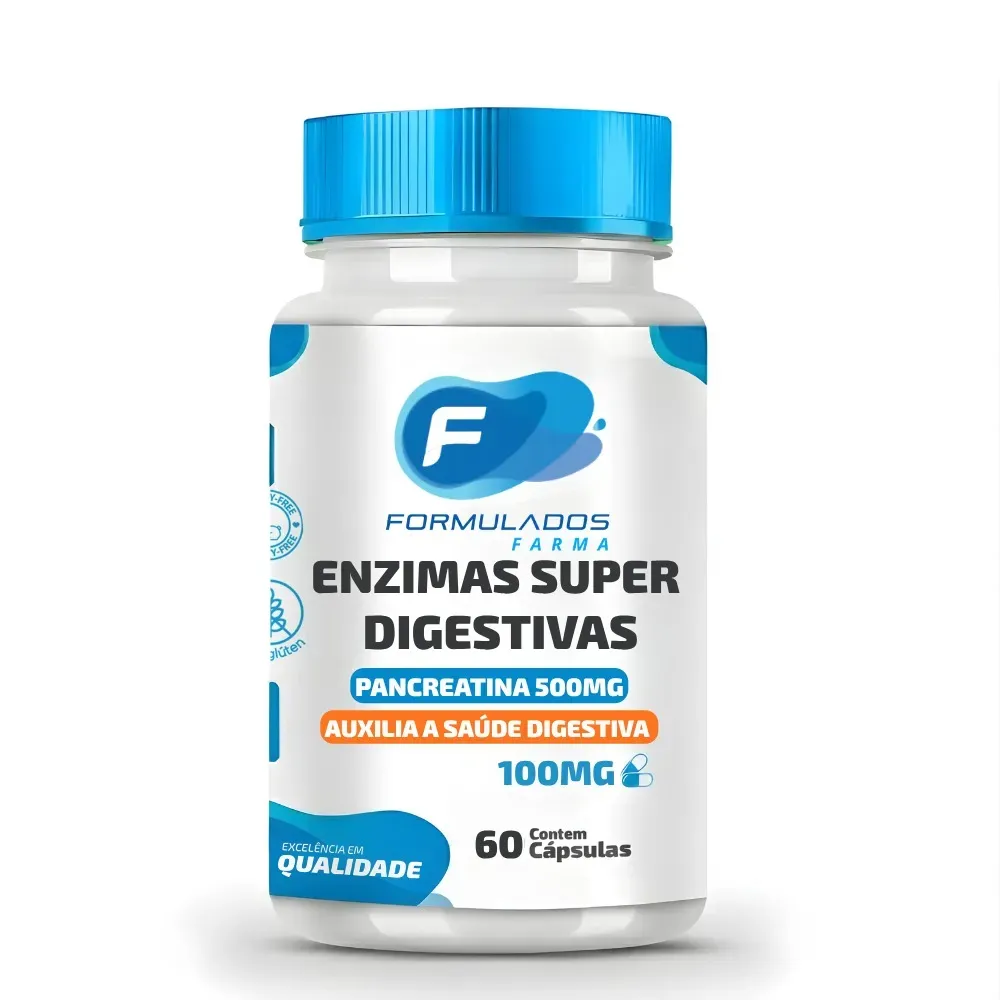 Complexo de Enzimas Digestivas 60 cápsulas