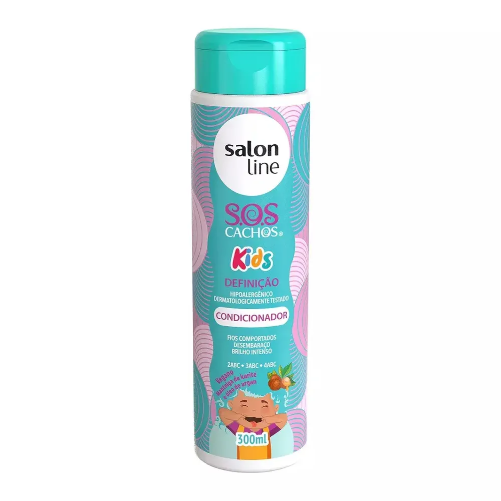 Condicionador Kids Salon Line Sos Definição Manteiga de Karité Vegano 300ml