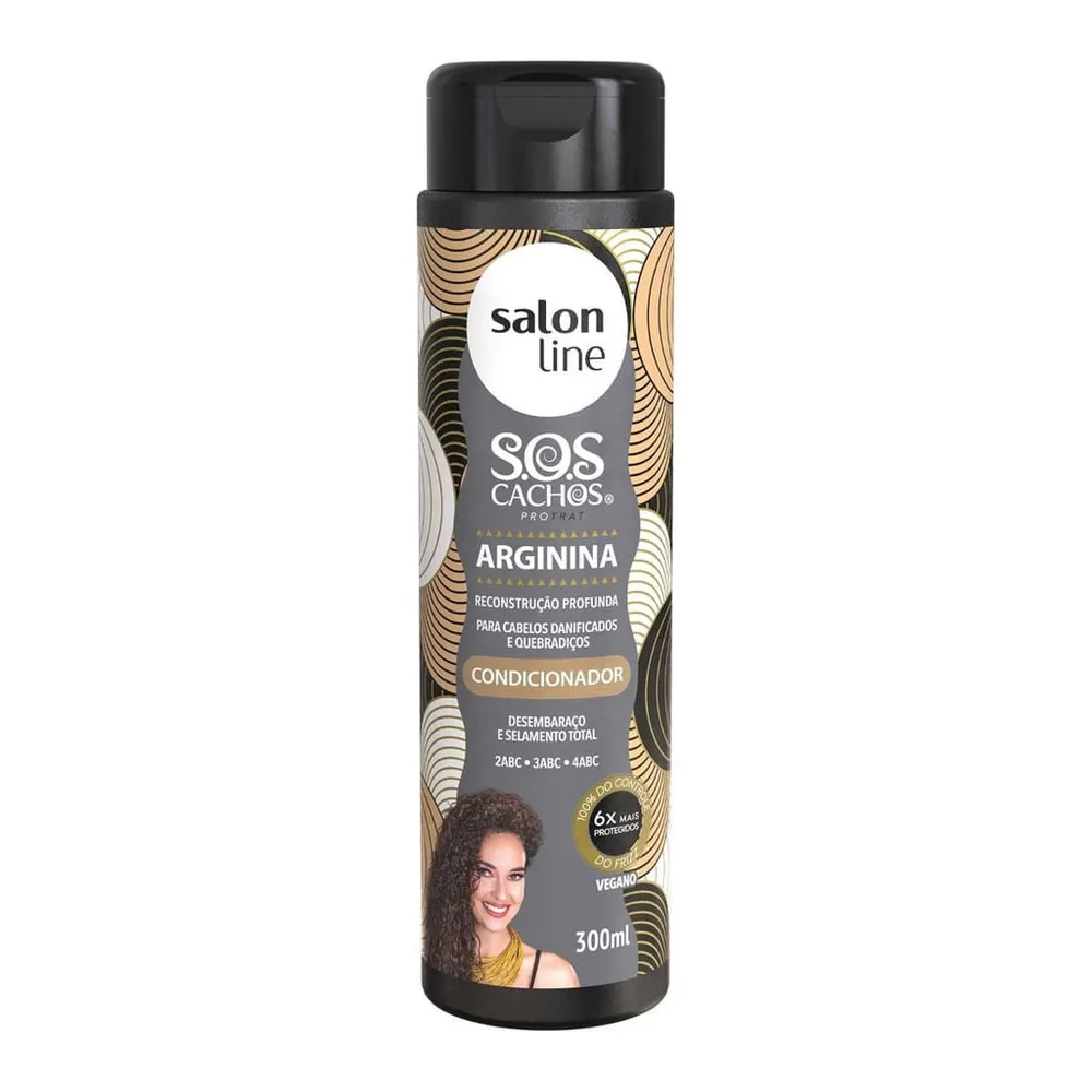 Condicionador S.O.S Cachos Arginina - 300ml Salon Line