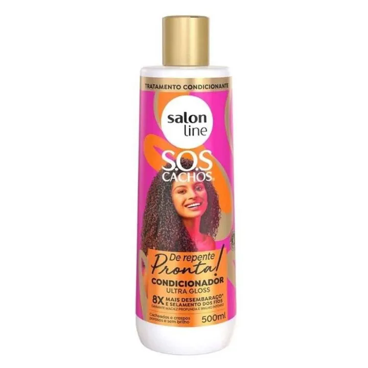 Condicionador Salon Line SOS Ultra Gloss 500ml - De Repente