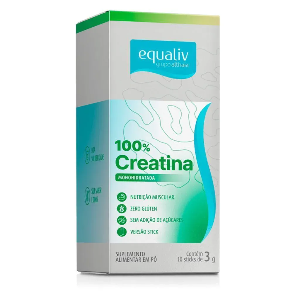 Creatina 10X3G Sache - Equaliv