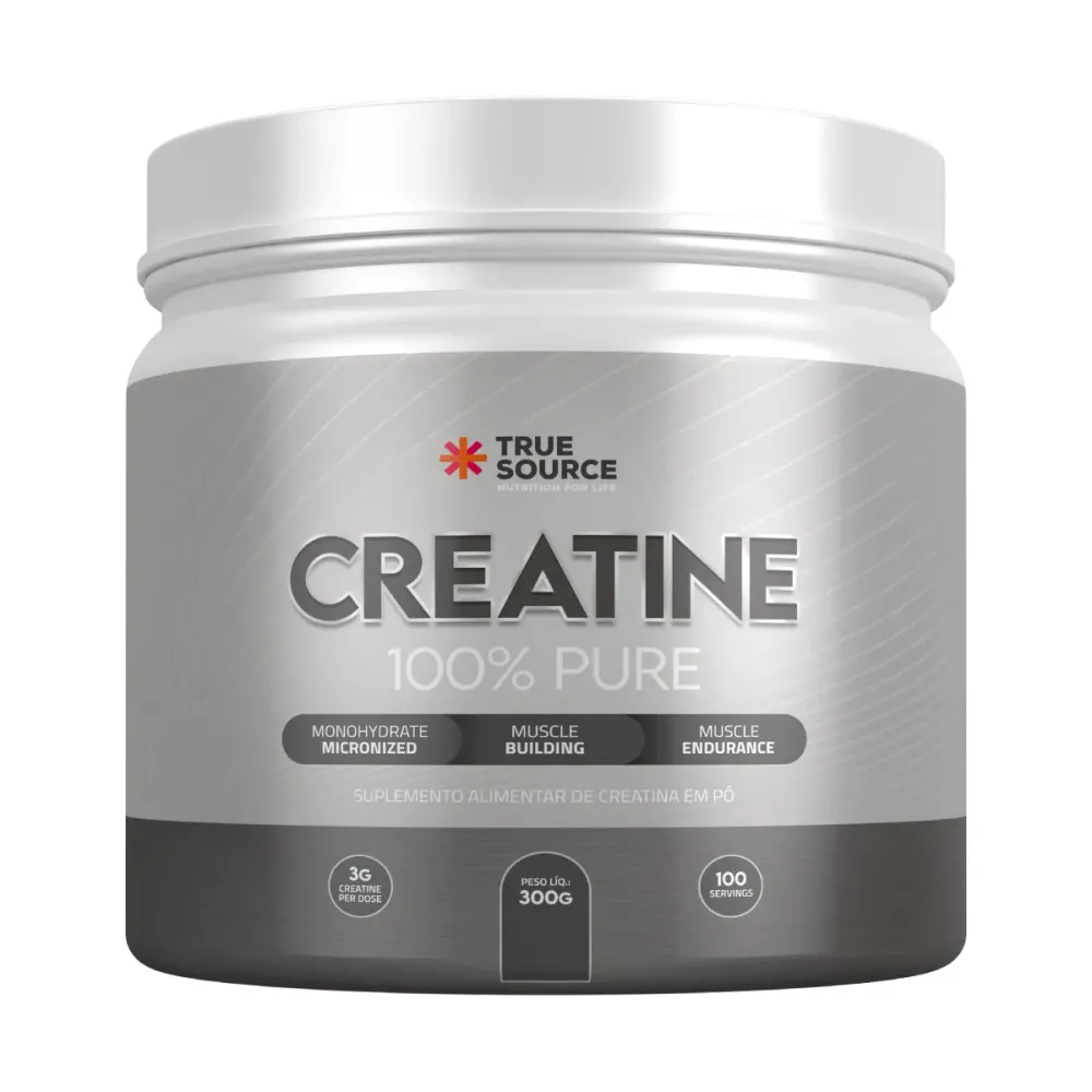 Creatina Monohidratada True Source True Creatina 100% Pure 300g