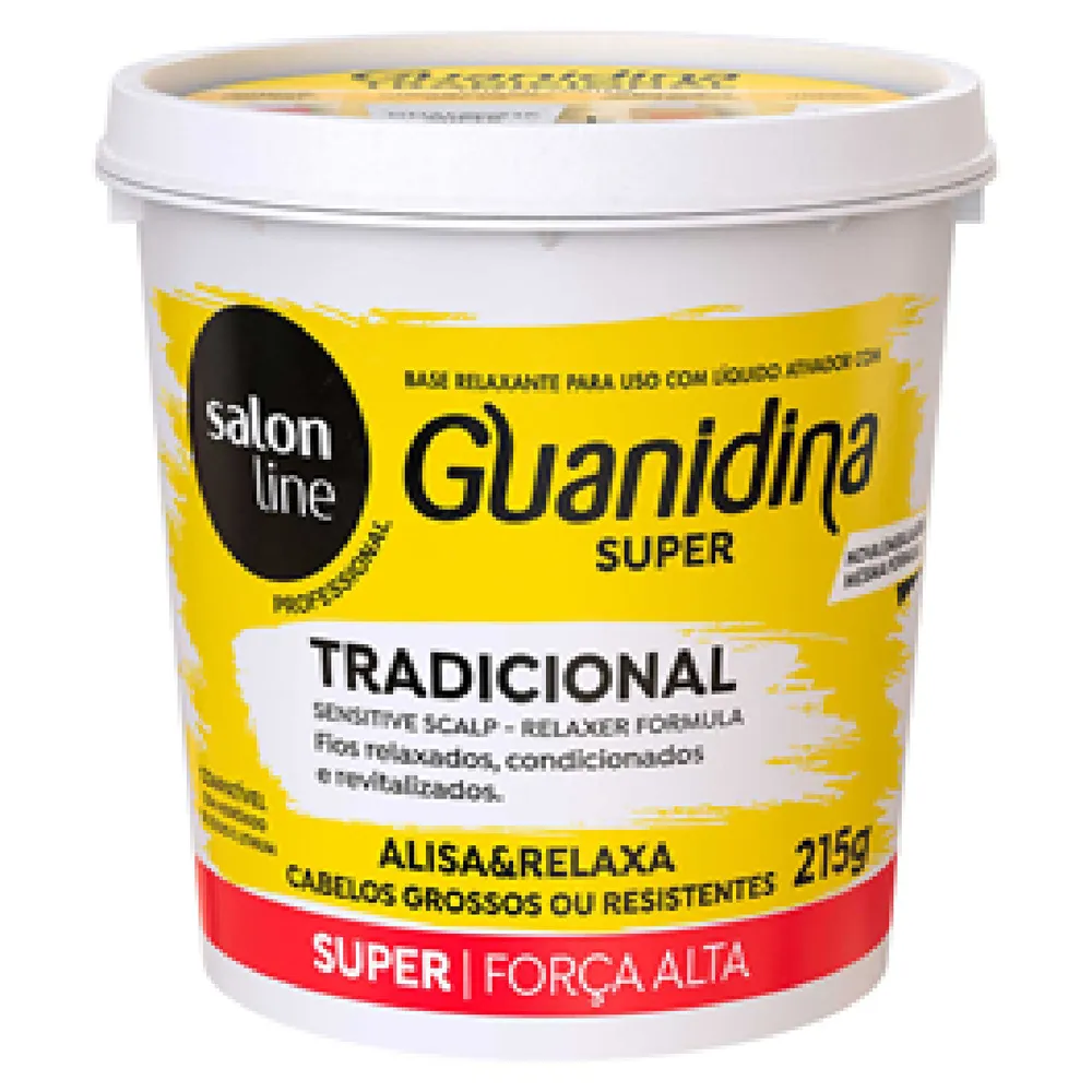 Creme Alisante Salon Line Guanidina Tradicional Super Forte 215g