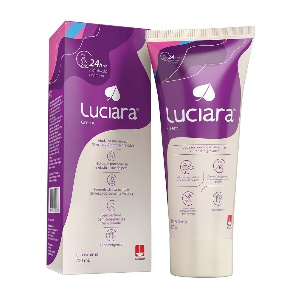 Creme Antiestrias Luciara Sem Perfume 200ml