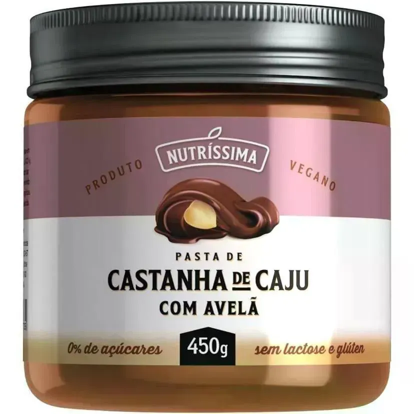 Creme Castanha De Caju E Avela Nutrissima 450g