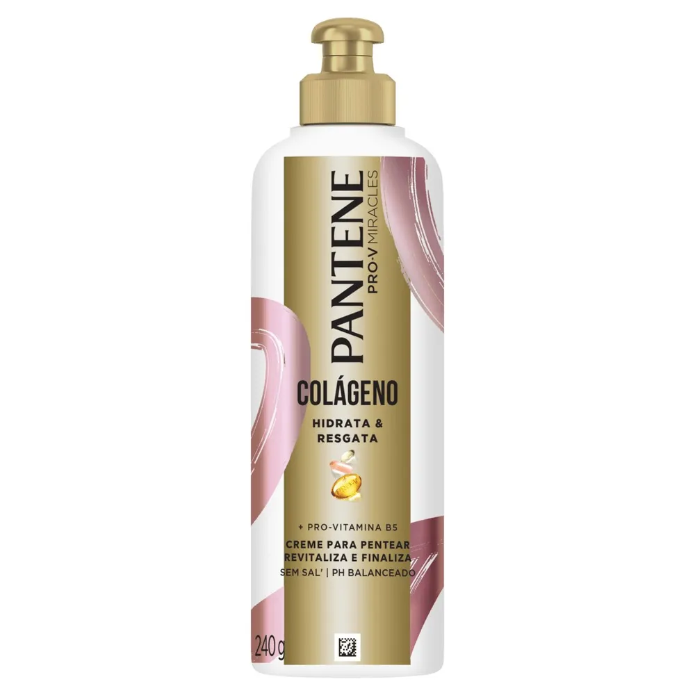 Creme de Pentear Pantene Pro-V Colágeno Hidrata & Resgata 240g