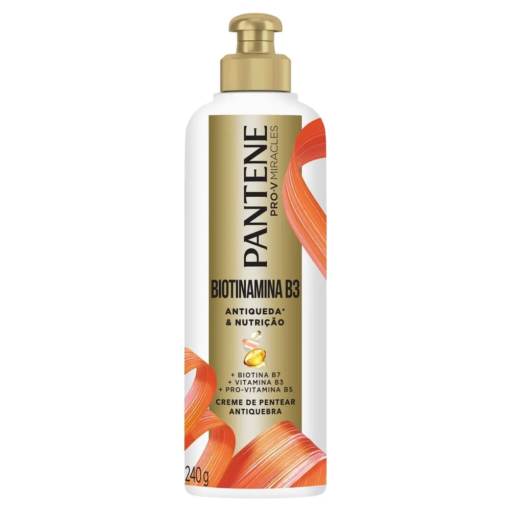 Creme de Pentear Pantene Pro-V Miracles Biotinamina B3 Antiquebra & Nutrição 240g
