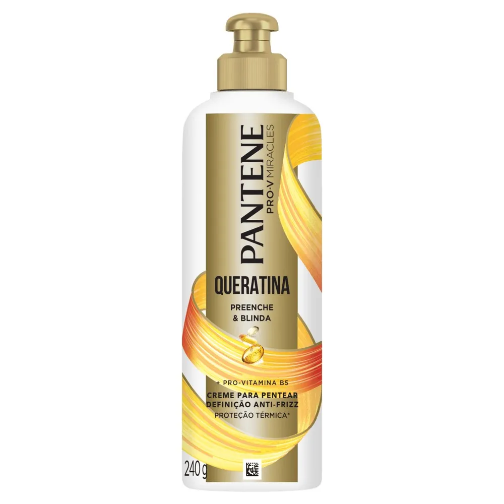 Creme de Pentear Pantene Pro-V Miracles Queratina Preenche & Blinda 240g