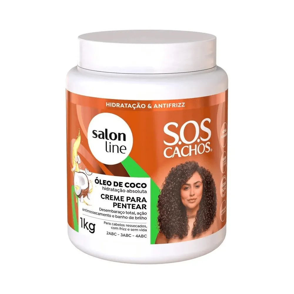 Creme de Pentear Salon Line SOS Cachos Coco 1Kg