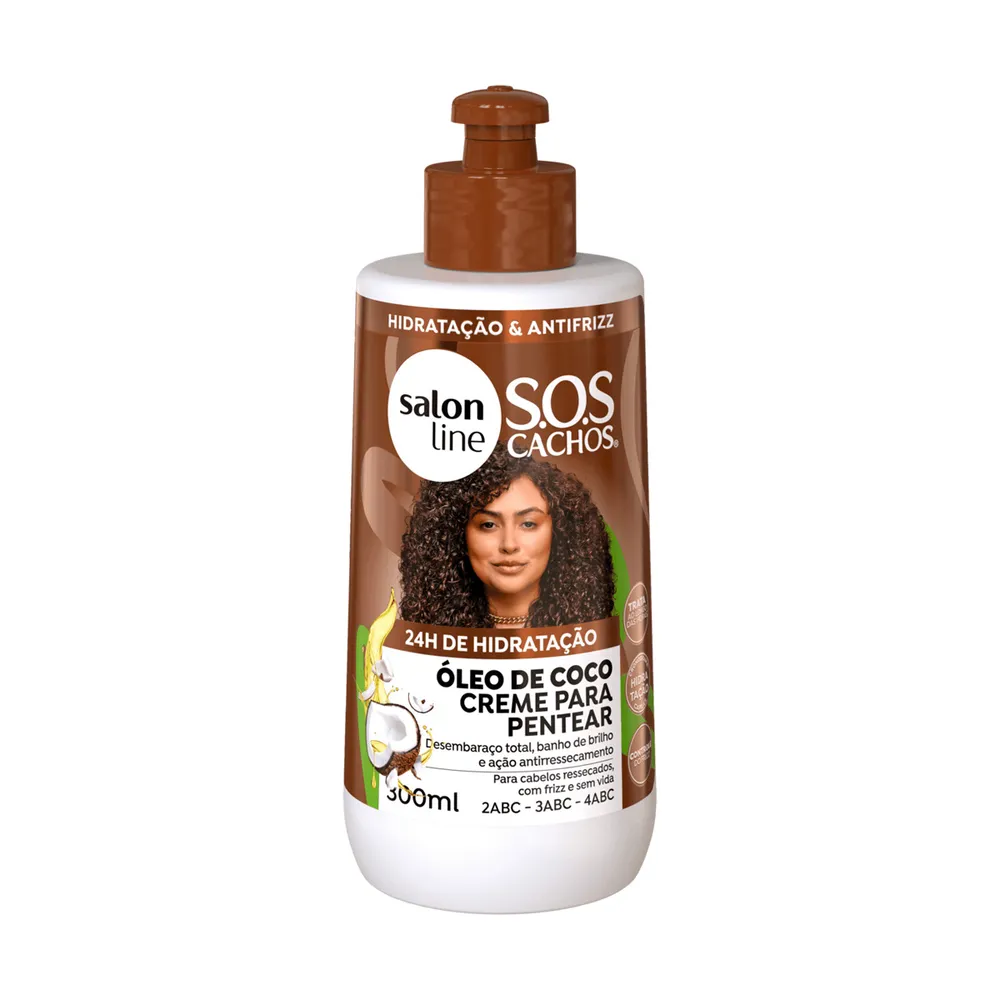 Creme de Pentear Salon Line SOS Cachos Coco 300ml
