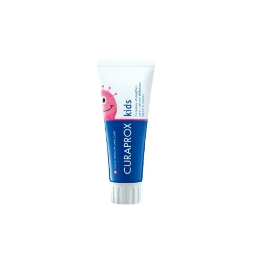 Creme Dental Infantil Curaprox Kids com Flúor de 0 a 6 anos Sabor Melancia 60ml