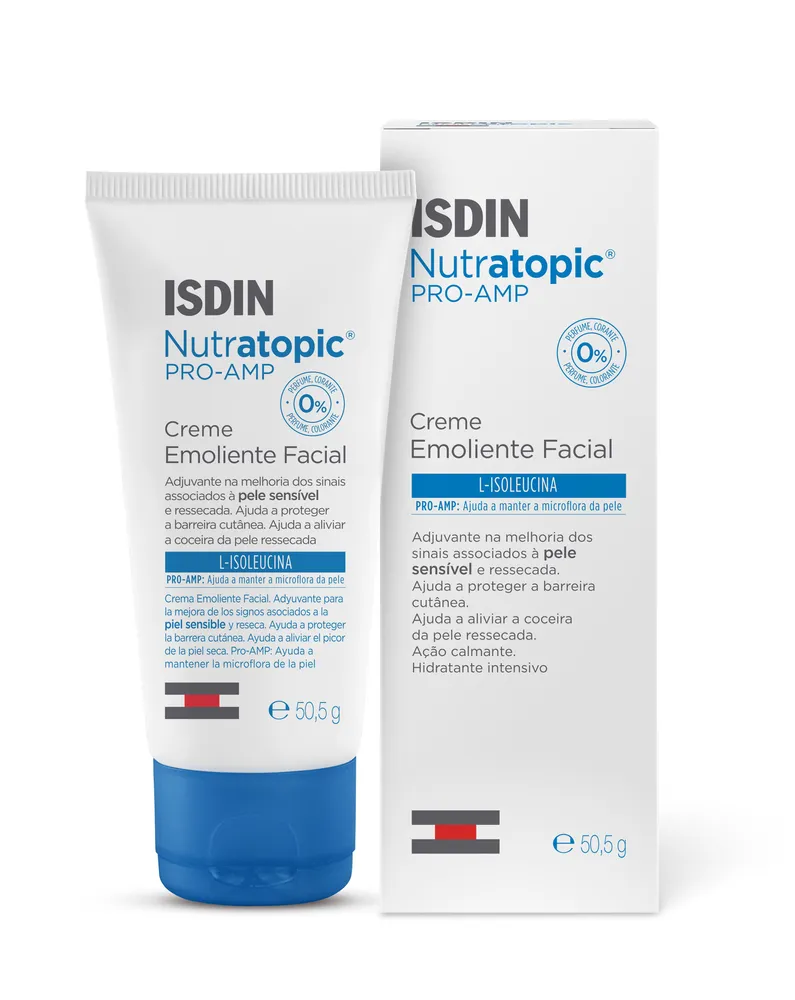 Creme Facial ISDIN Nutratopic Pro-AMP Pele Atópica 50ml