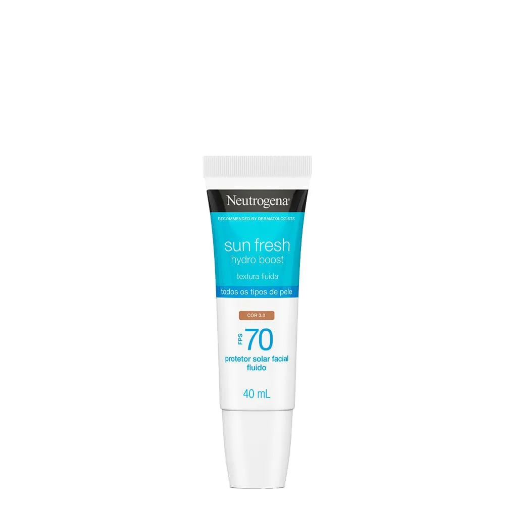 Creme Facial Neutrogena Sun Fresh® Derm Care Hydro Boost FPS 70 40ml Cor 3.0
