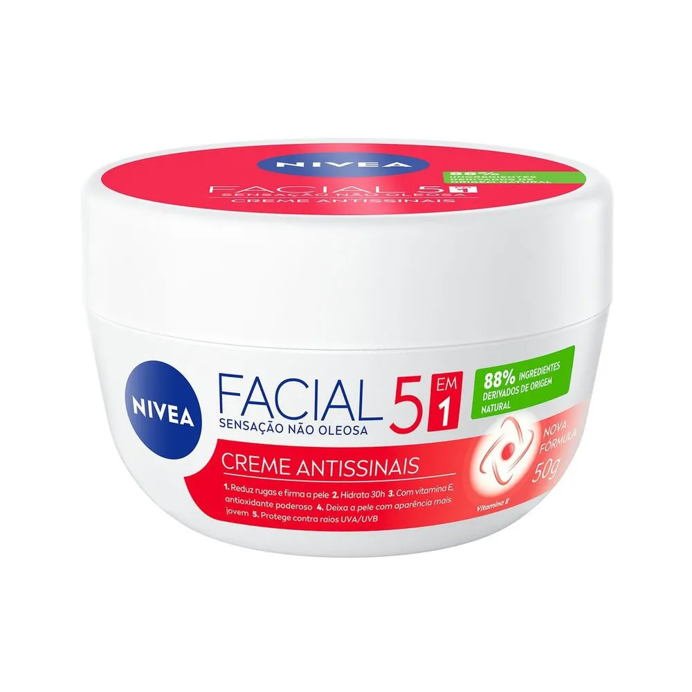 Creme Facial Nivea 50g Antissinais