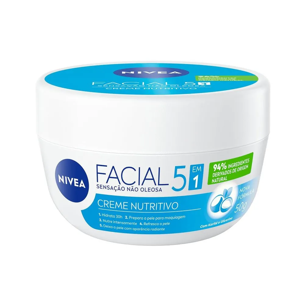 Creme Facial Nivea 50g Nutritivo