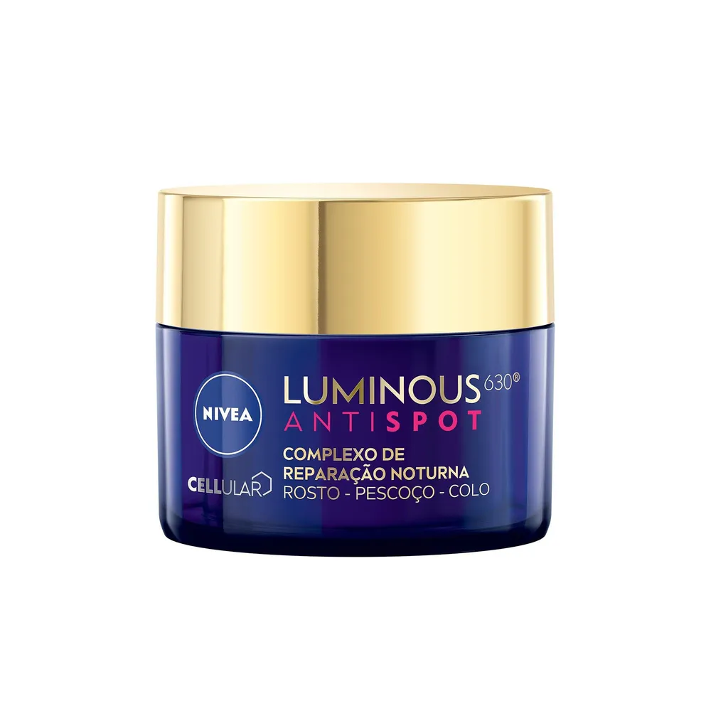 Creme Facial Nivea Luminous 630 Complexo de Reparação Noturna 50ml