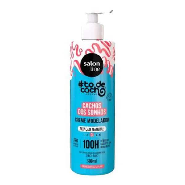 Creme Modelador Salon Line 500ml - Todecacho Fixo Natural
