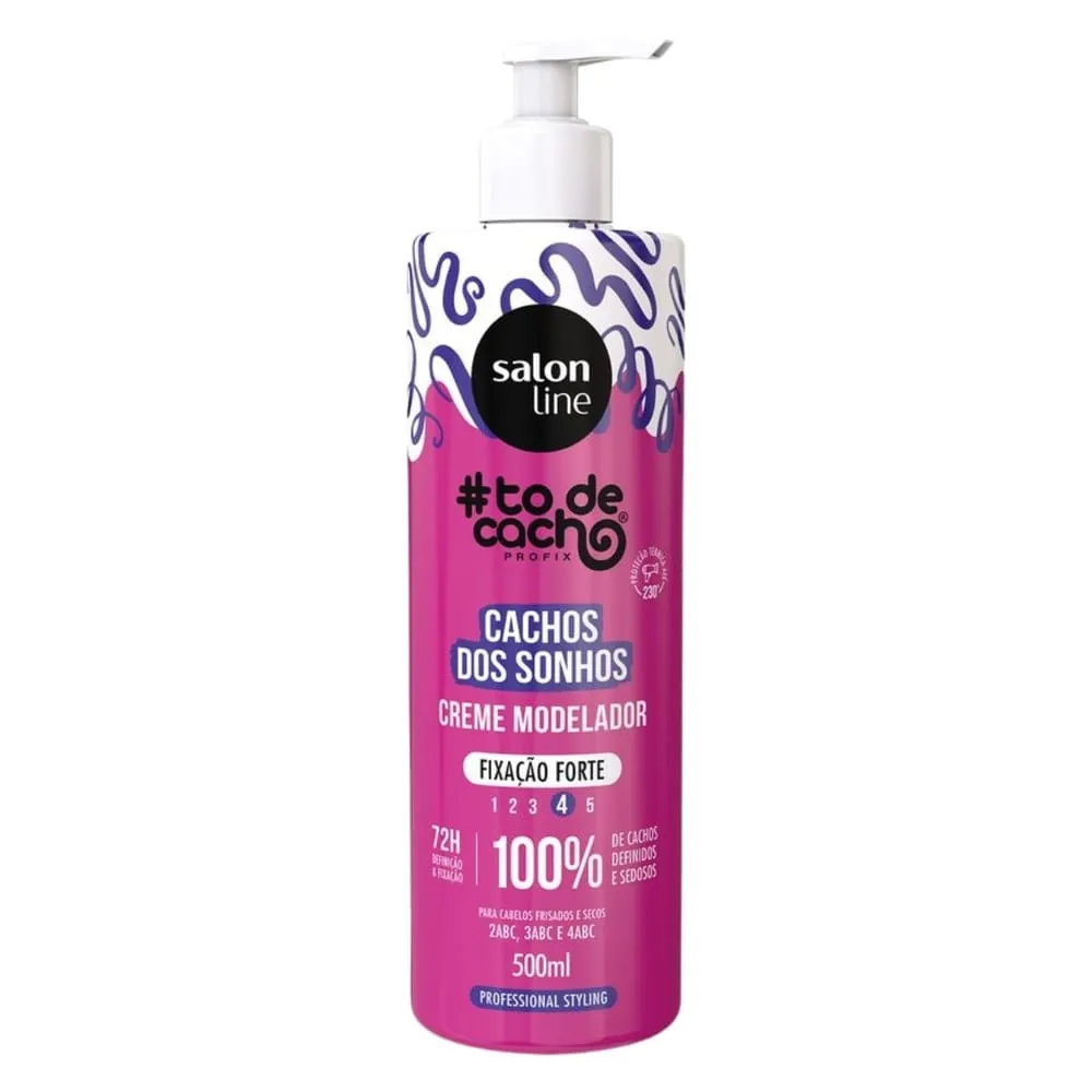 Creme Modelador Salon Line Todecacho Fixo Forte 500ml