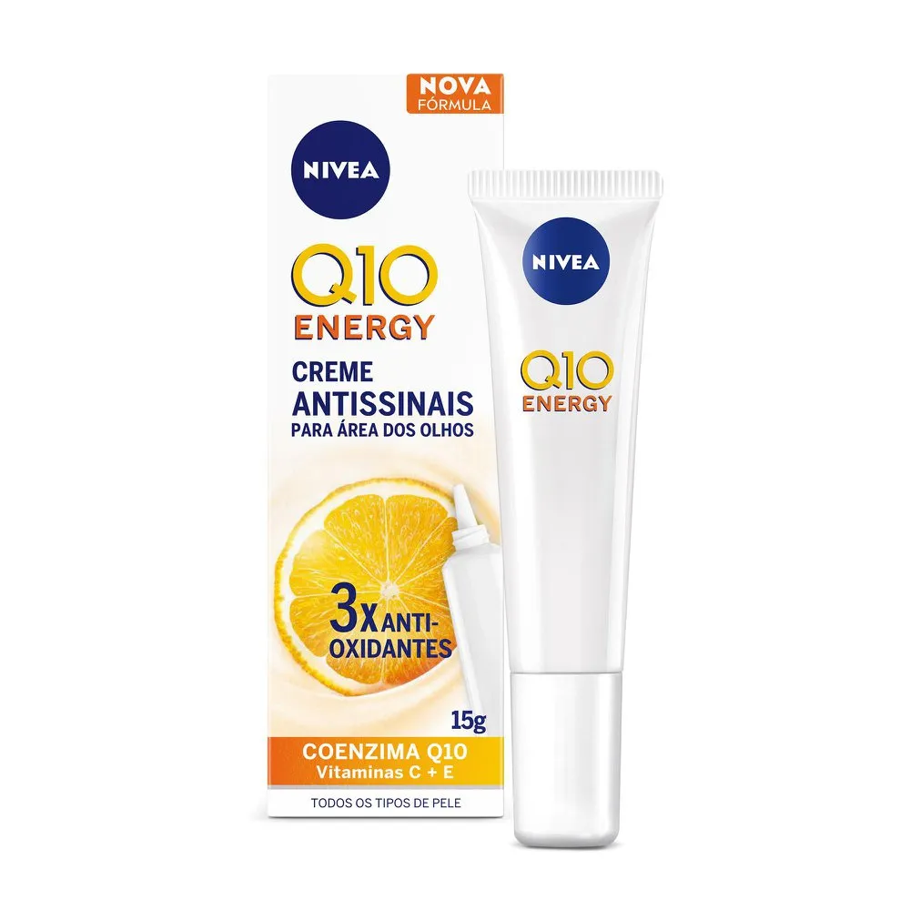 Creme para o Contorno dos Olhos Nivea Q10 Energy Antissinais 15g