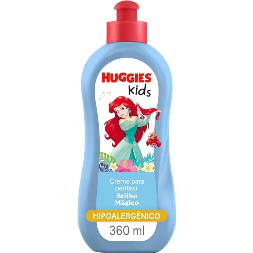 Creme para Pentear Infantil Huggies Kids Brilho Mágico 360ml