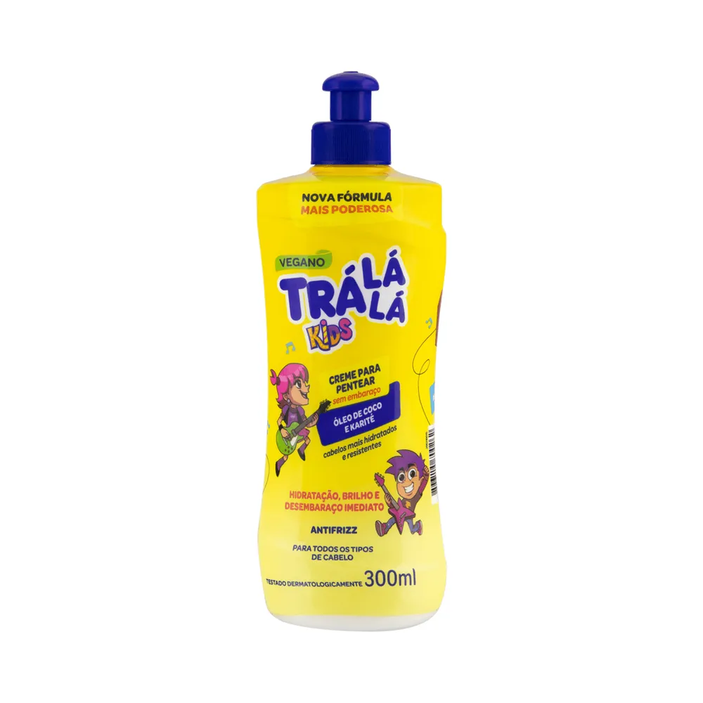 Creme para Pentear Infantil Trá Lá Lá Kids Sem Enxágue 300g