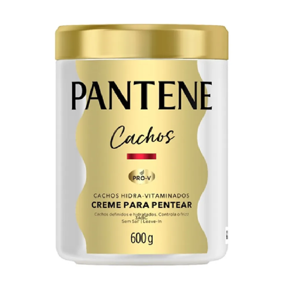 Creme Para Pentear Pantene Cachos Hidra-Vitaminados 600g