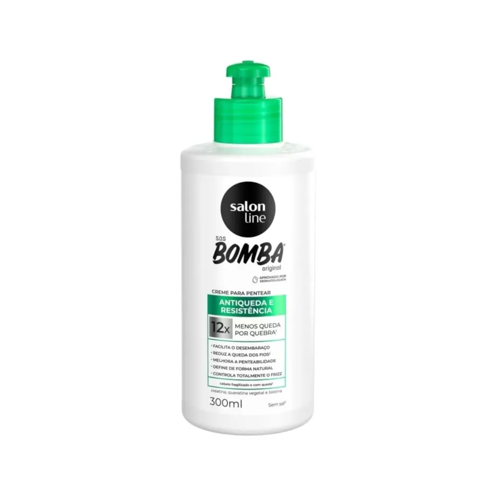 Creme para Pentear Salon Line SOS Bomba Antiqueda 300ml
