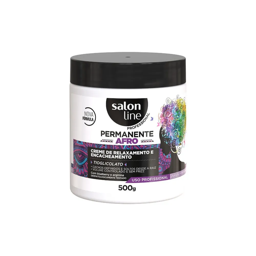 Creme Salon Line Relaxamento Permanente Afro 500g
