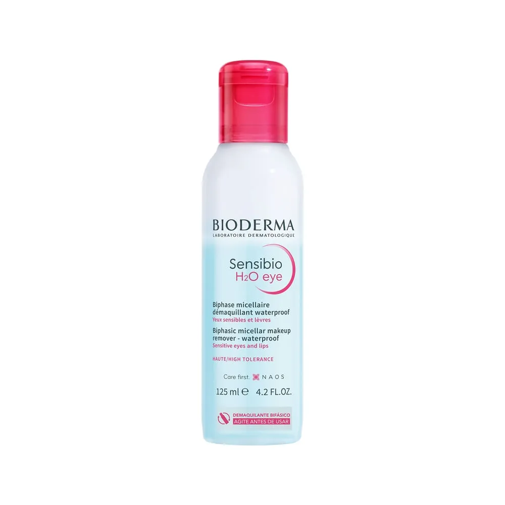 Demaquilante Bifásico Bioderma Sensibio H2O Eye 125ml