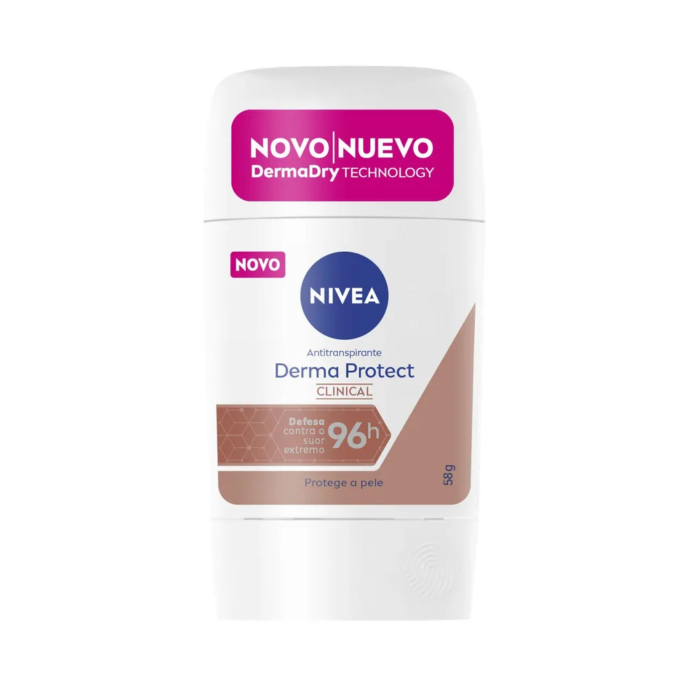 Desodorante Antitranspirante Nivea Derma Protect Clinical 96h Stick 54g