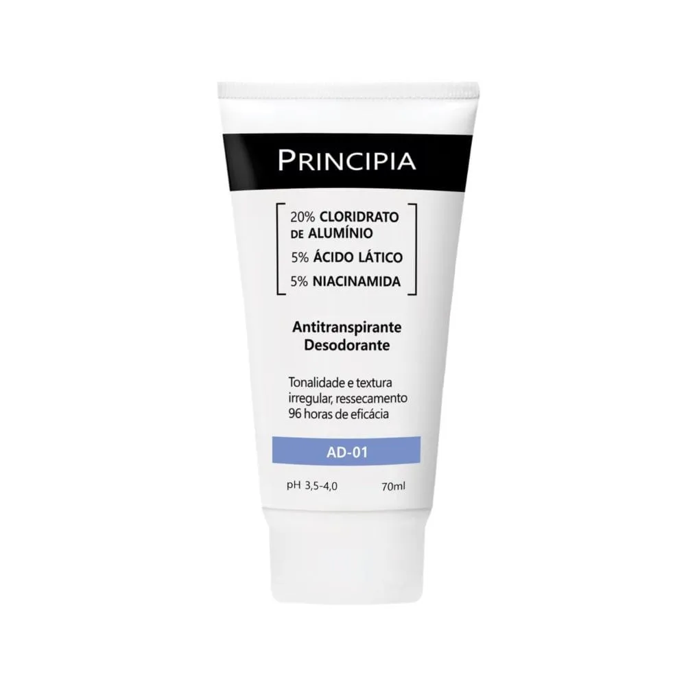 Desodorante Antitranspirante Principia AD-01 Creme 70ml